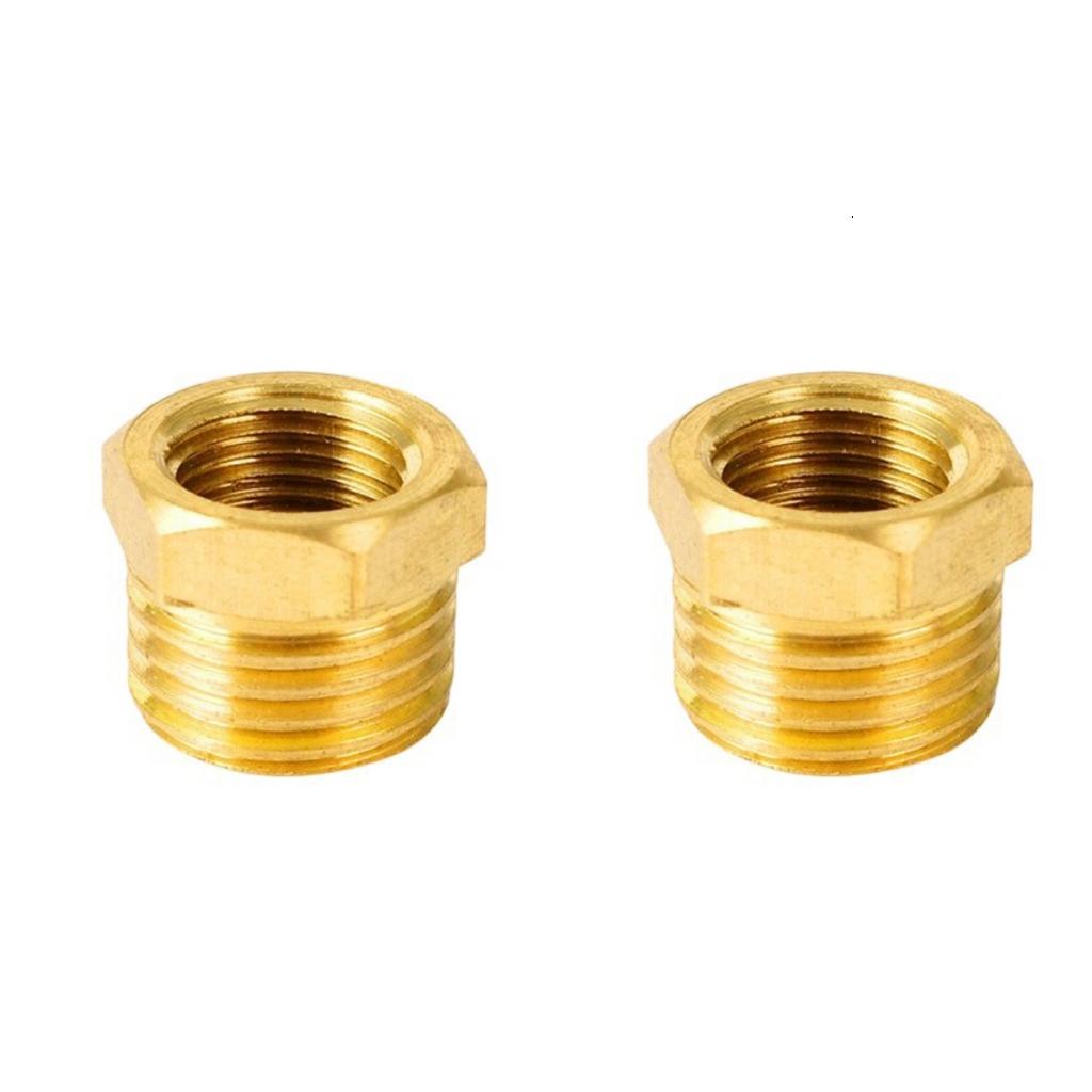 MOMOJIA Hexagonal Socket Threaded Pipe Fitting Brass Pneumatic Adapter ...
