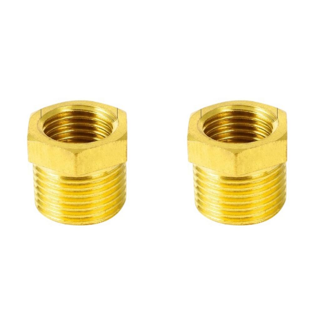 MOMOJIA Hexagonal Socket Threaded Pipe Fitting Brass Pneumatic Adapter ...