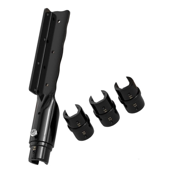 MOMOJIA High Carbon Steel Fastener Wrench For Drop Ceilings Multiple Sockets Option Easy Storage