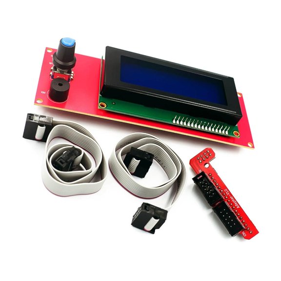 MOMOJIA High Contrast 20x4 Character LCD Controller Module And Adapters For RAMPS 1.4 3D Printer Controls System