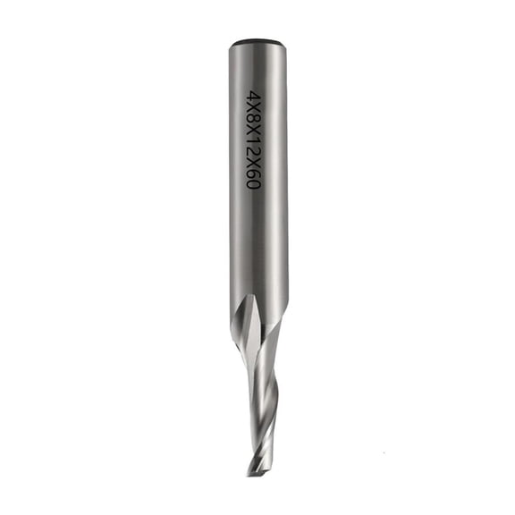 MOMOJIA High Precise Router Bit Single Flute End Mill for Aluminum and Metal Milling