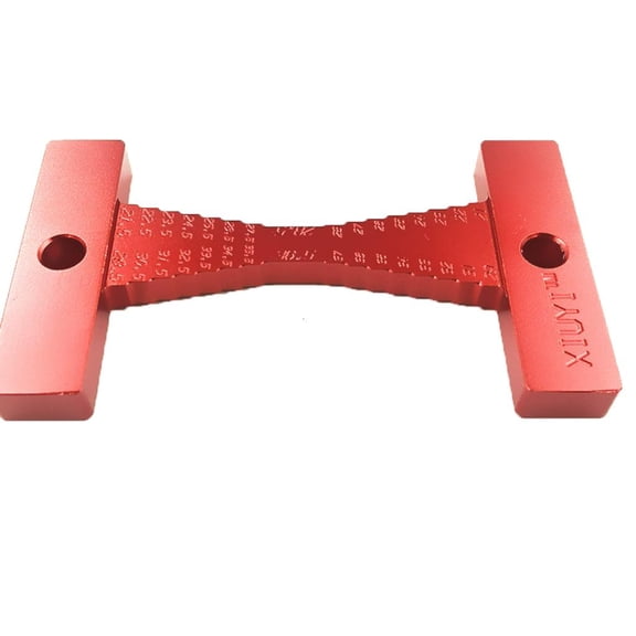MOMOJIA High Precision Woodworking Altimeter Circular Electric Table Milling CutterSa-Engraving Machine Ruler Measuring Tool Red Aluminum Alloy Ruler Measuring Tool