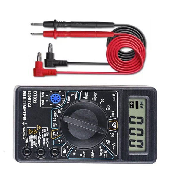 MOMOJIA Reliable Multifunctional Voltmeter with Transistors Check Signal Output for Home