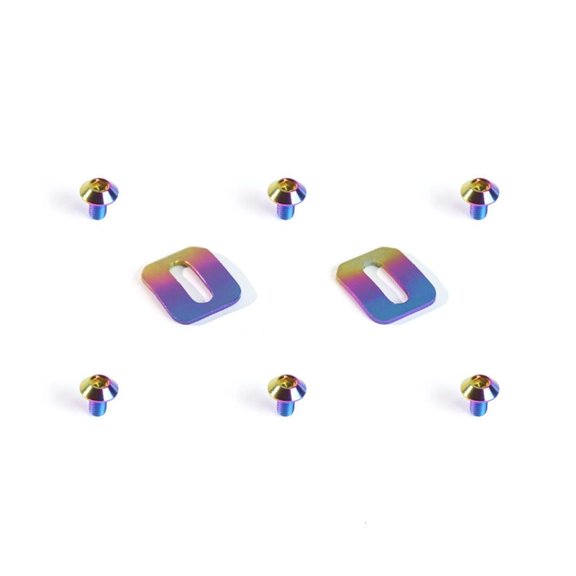 MOMOJIA High Strength Metal Alloys Cleat Bolts Bicycles Lock Plate Screws Replacement