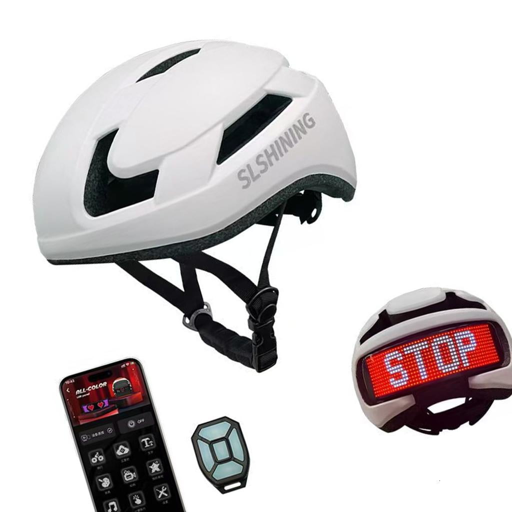 MOMOJIA High Visibilities Bike Helmet Offering 360 Degree Lighting Turn Signal Security