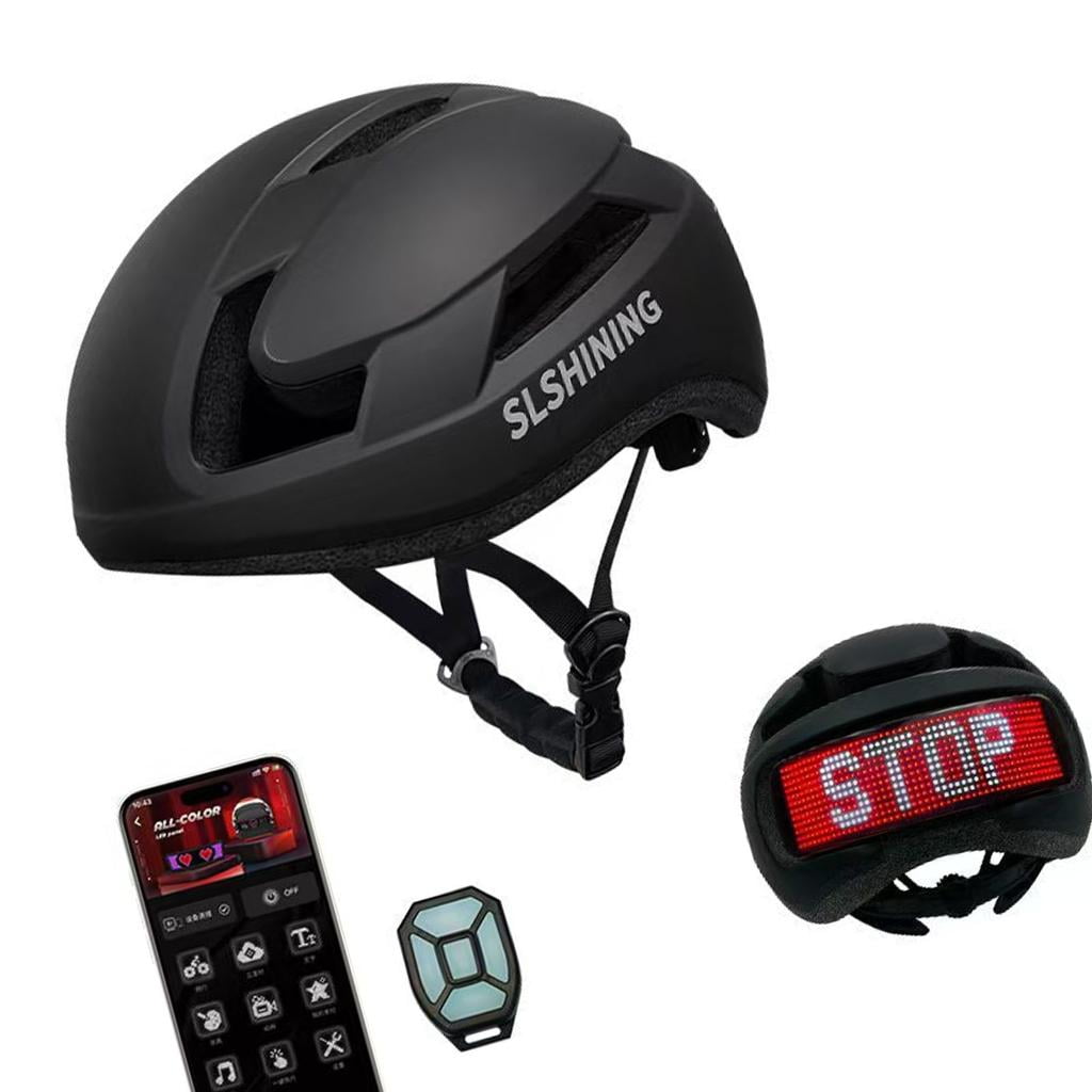 MOMOJIA High Visibilities Bike Helmet Offering 360 Degree Lighting Turn Signal Security
