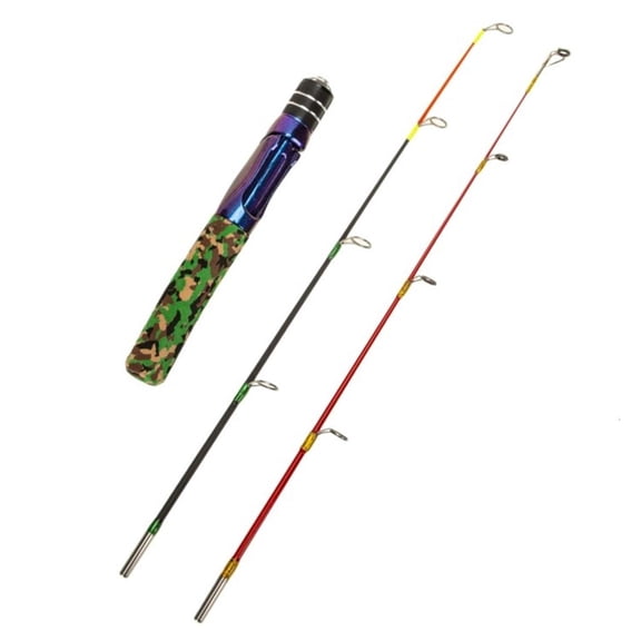 MOMOJIA Ice Fishing Rod With EVA Handle Stainless Steel Guide For Cold Weather Angling
