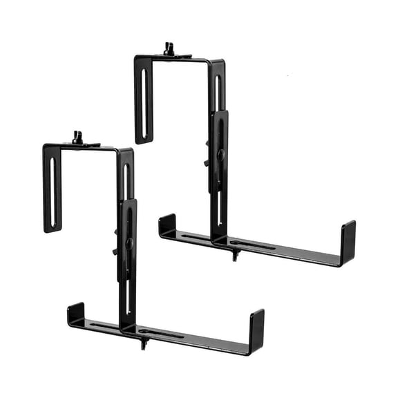 MOMOJIA Invisible Balcony Planter Hooks Height Adjustable Window Box Holder No Drilling