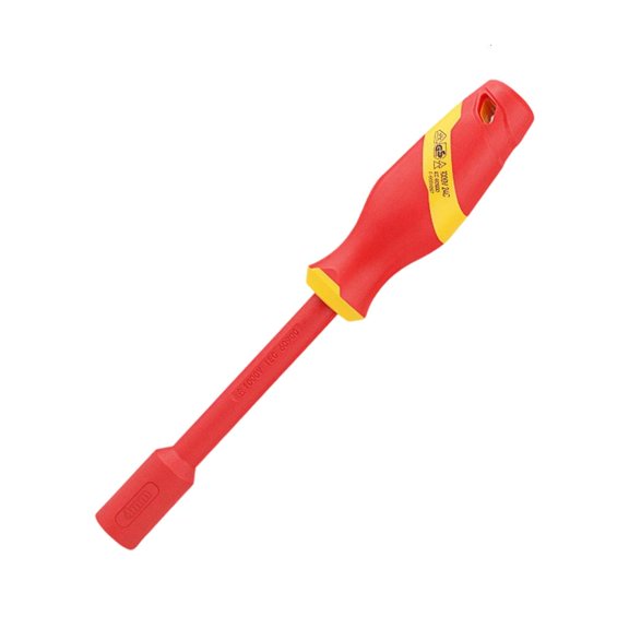 MOMOJIA Integrated Insulation Insulated Socket Wrench 1000V Safety Tool Screwdriver