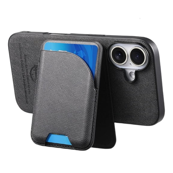 MOMOJIA Integrated Magnetic System Phone Case Housing Textured PU Finish Card Storage