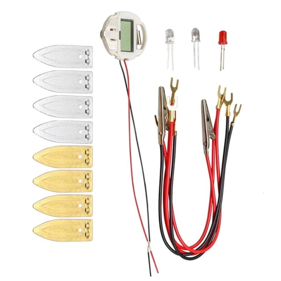 MOMOJIA Interactive Fruit Powered Electricity Experiment Set Educational Fruit Power Generation Experiment for Student Teacher