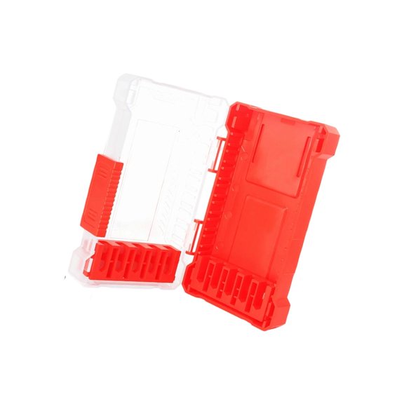 MOMOJIA Interchangeable Drill Bit Storage Box Ergonomic Design Secure Clasp For Industrial Applications