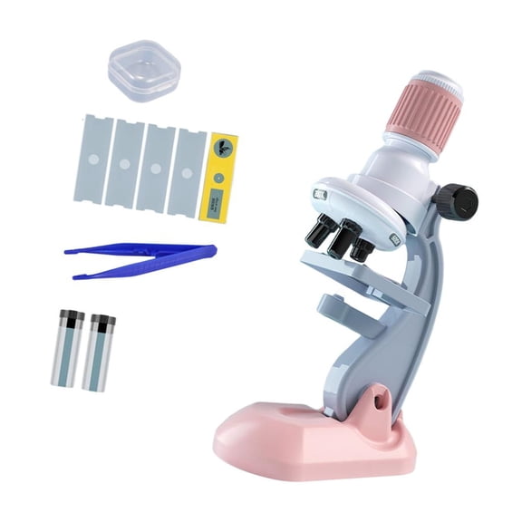MOMOJIA Kids Biology Observation Set High Resolution Microscope With Ergonomic Focused Adjustment