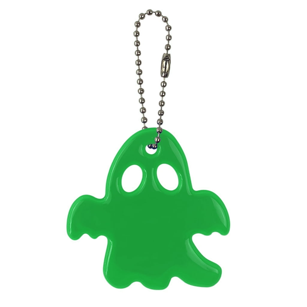 MOMOJIA Kids Safety Reflectors Keyrings Ghost Style Reflective Pendant