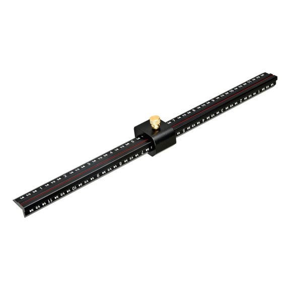 MOMOJIA L Shape Adjustable Scriber Aluminum Rule for Precise Measurement & Line Drawing