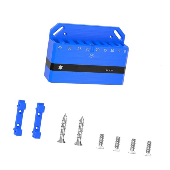 MOMOJIA L Shaped Wrench Storage Shelf Wrench Organizers Hand Tool Holder Display Rack Wall Mounted Hexagonal Wrench Case