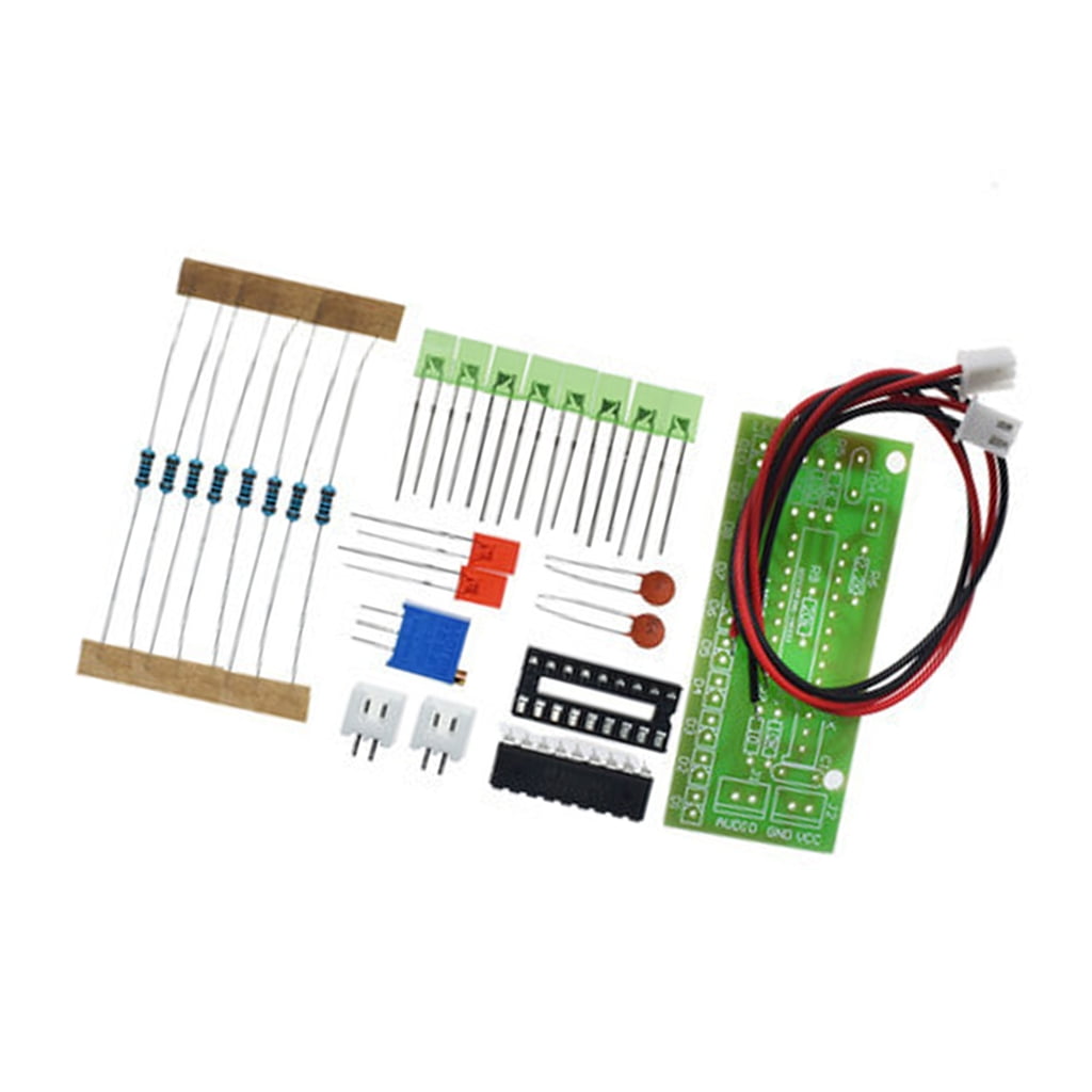 MOMOJIA LM3915 10 LED Sound Spectrum Analyzers DIYer Set for Sound ...