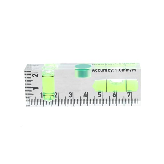 MOMOJIA Level Tool with 90°/180° Level Bubbles Strong Magnetic Base Pocket Acrylic Check Bubble Level Tool for Mechanics
