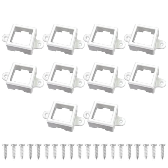 MOMOJIA Light Fixture Holder LED Light Mounting Clip with Screws Courtyard LED Light Fixed Bracket For For Outdoor LED Lights