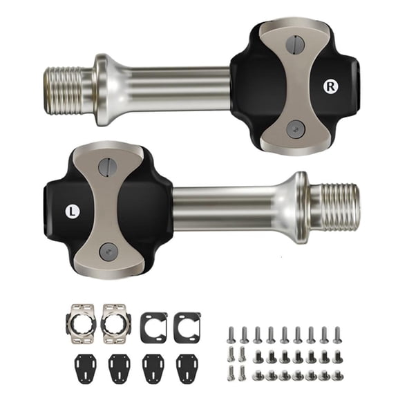 MOMOJIA Light Weight Aluminum Alloys Clipless Pedals For Enhances Cycling Efficiency
