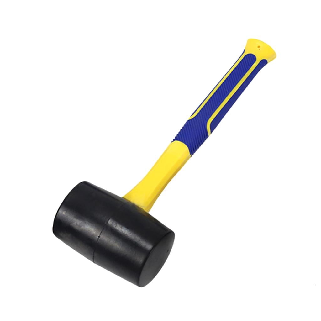 MOMOJIA Lightweight Rubber Hammer Soft Hammer Mallet Gentle Tool Ergonomics Grip for Tile Installation and Cabinet Assembly