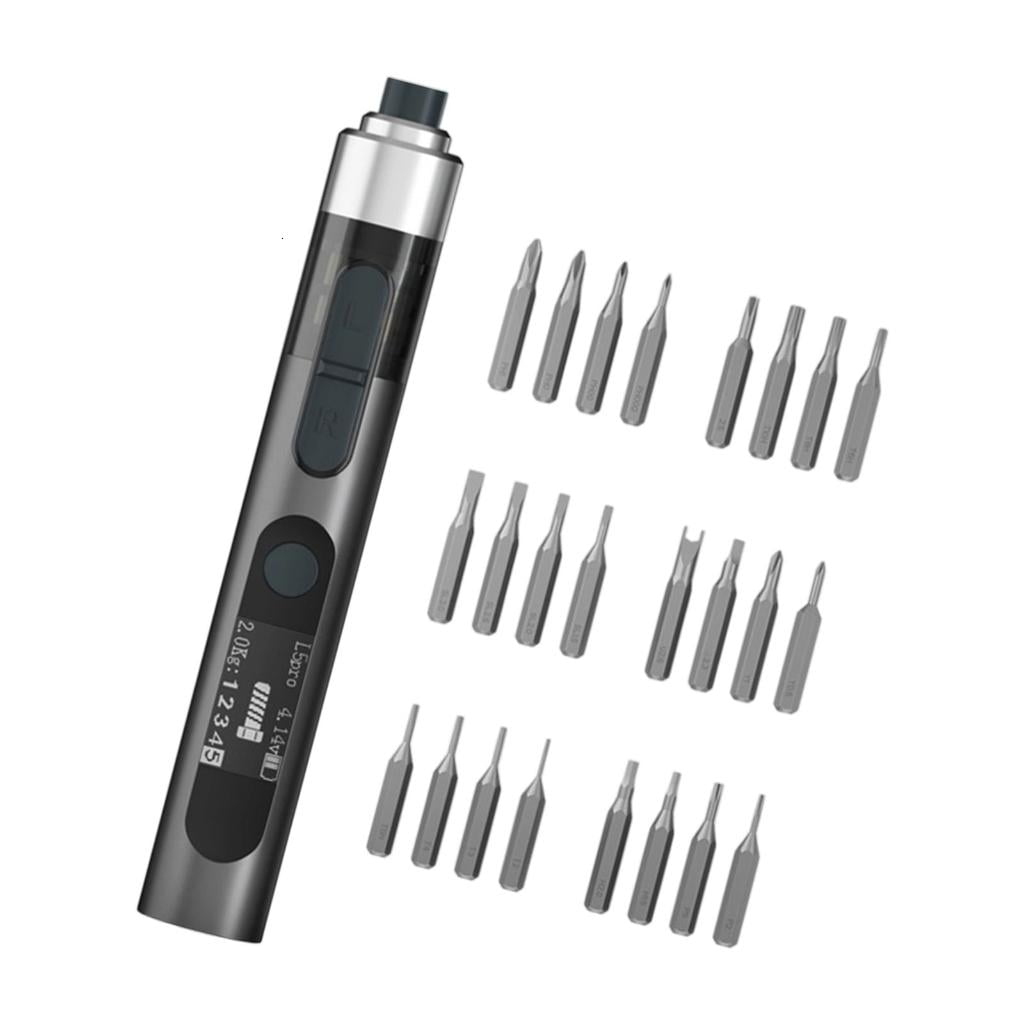 MOMOJIA Long Battery Life Rechargeable Screwdriver Kit for DIY Projects Professional Use Electric
