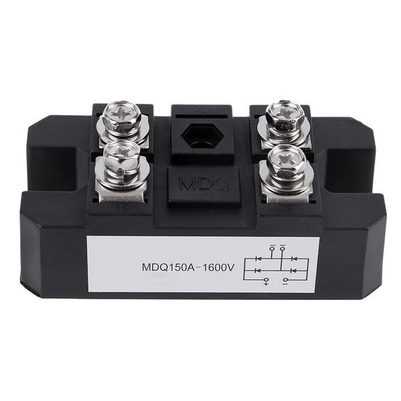 MOMOJIA MDQ 150A-1600V Black Single-Phase Diode Bridge Rectifier 150A Amp High Power