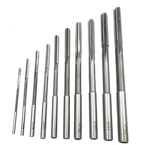 MOMOJIA Professional H7 Machine Reamer 10x 3mm-12mm H.S.S. Straight Shank Durable Tools