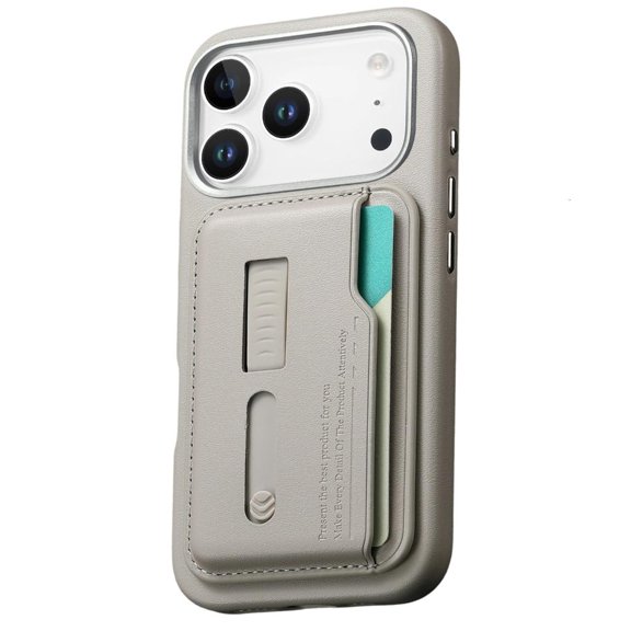 MOMOJIA Magnetic Attachment Cover with Smooth Surfaces Easy Clean Technology & Expandable Card Slot for Phone 17 Series Use