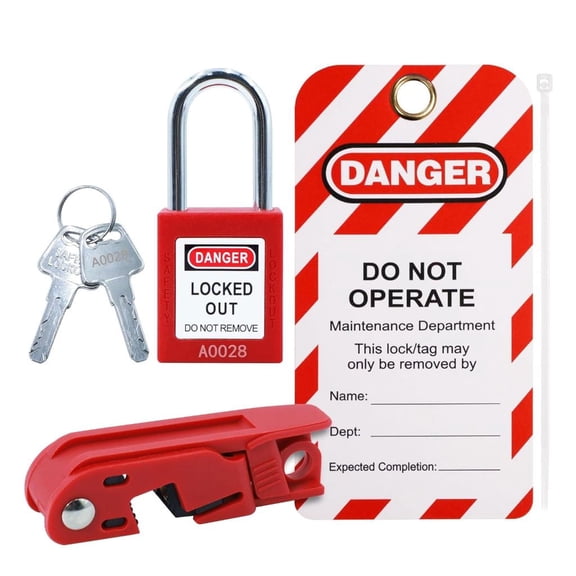 MOMOJIA Manual Install Circuit Breaker Lock High Strength Circuit Breaker Lockout For Industrial Energy Isolation Safety