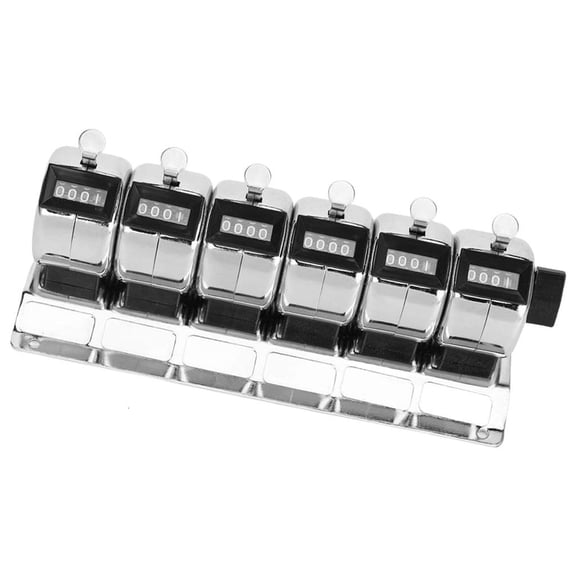 MOMOJIA Manual Operation 6 Unit Counter Device Stainless Steel Body For Precise Tracking