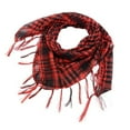 MOMOJIA Mens Arab Keffiyeh Shemagh Scarf Houndstooth Desert Scarves