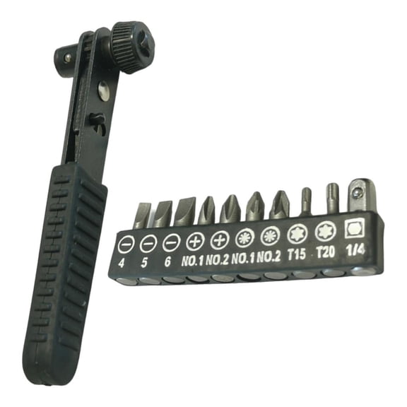 MOMOJIA Mini 1/4Inch 90 Degree Right Angle Steel Ratchet Wrench Portable Screwdriver Sleeve Wrench Hand Tool For Home Garage