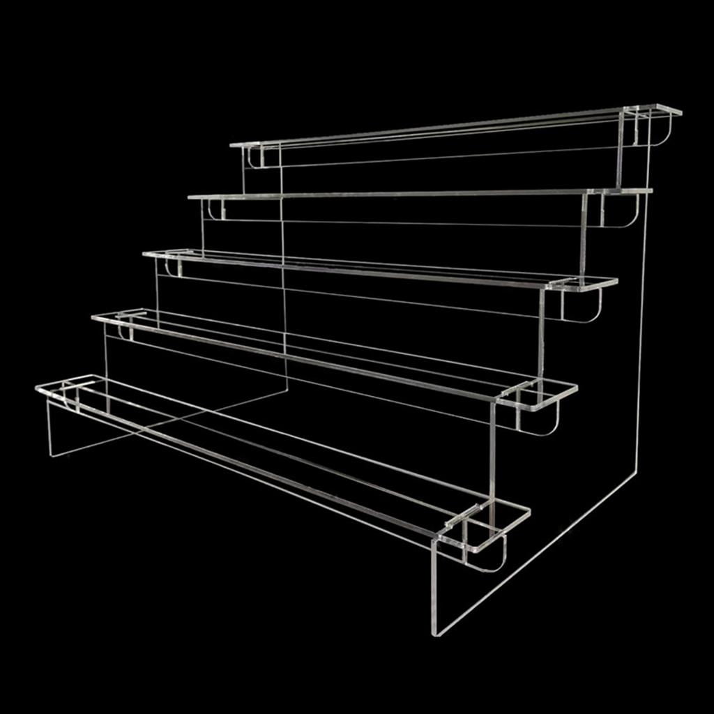 MOMOJIA Multi Level Acrylic Display Risers Acrylic Display Stand 1-5 ...