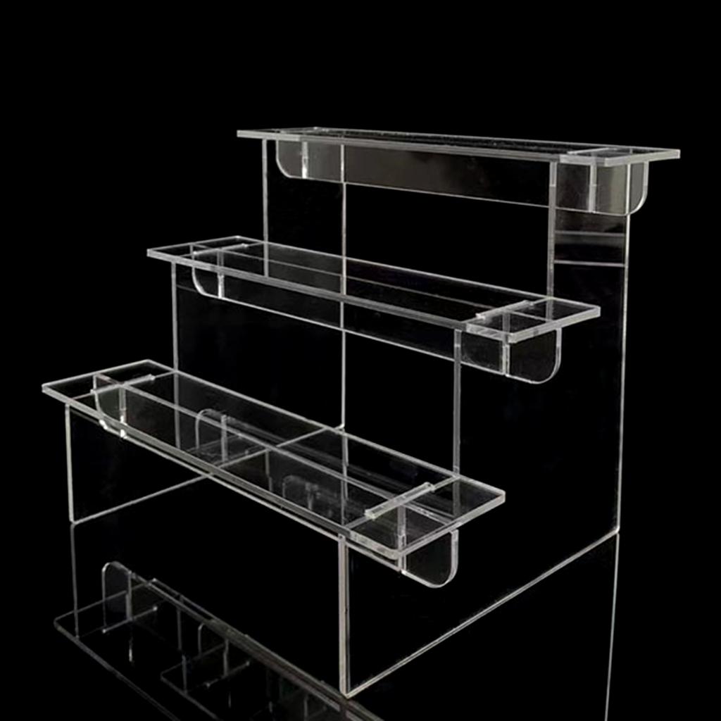 Multi Level Risers MOMOJIA Multi Level Acrylic Display Risers Acrylic Display Stand 1-5 ...