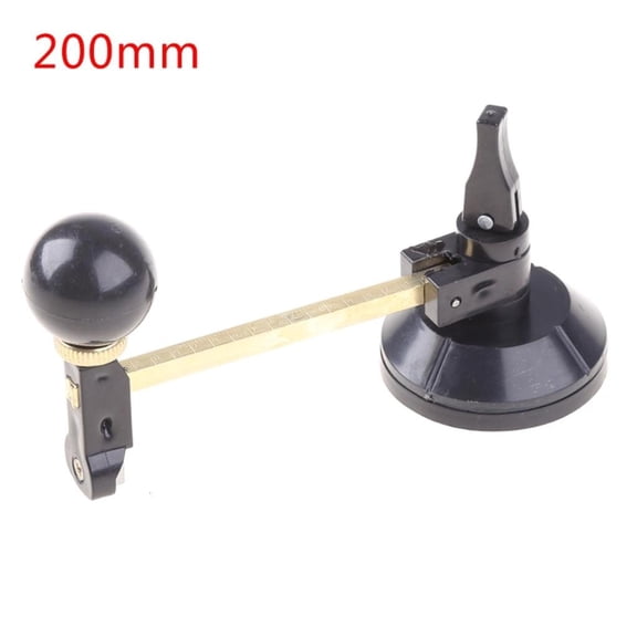 MOMOJIA Multi-function 6 Wheel Compass Glass Cutter Circle Glass Cutter with Suction Cup
