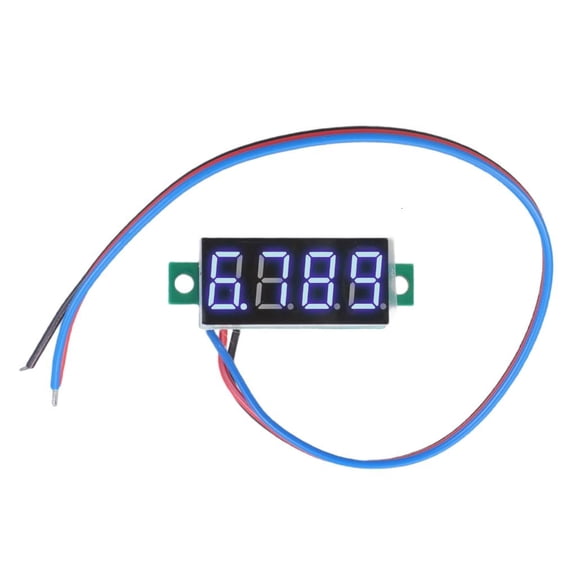 MOMOJIA MultiFunctional Digital Voltmeter LED Display 4Digit DC0-100V Voltage Tester Panel Meter For Electronic Engineers
