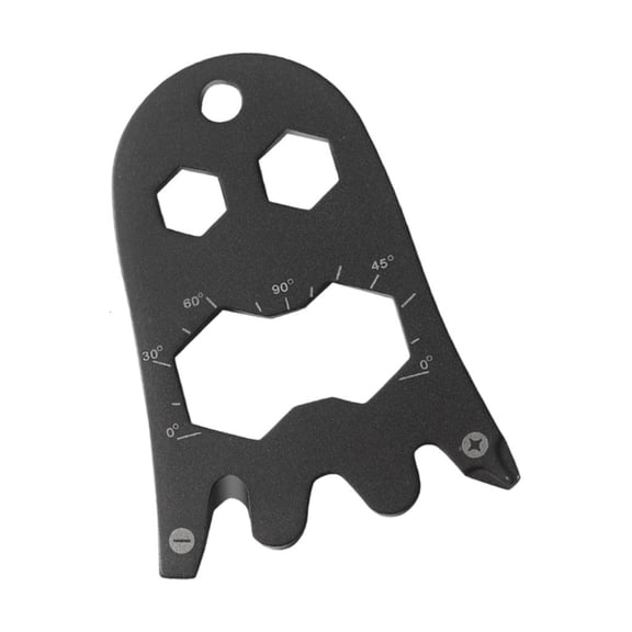 MOMOJIA Multifunction Ghosted Design Stainless Steel Tool Card With Screwdriver Bottle Opener Wrench For Outdoor Camping Keychain Accessories