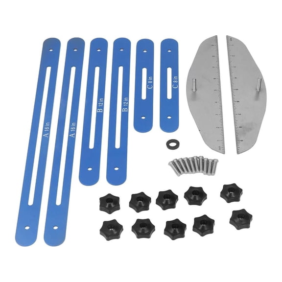 MOMOJIA Multifunction Stair Tread Template Tool Stair Tread with Scale Adjustable