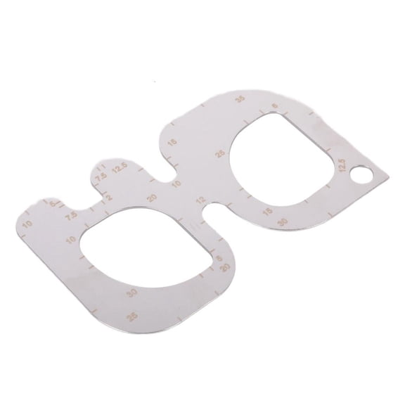 MOMOJIA Multifunctional Circle Ruler Stainless Steel1eatherCutting Tool for1eatherEnthusiasts and Craftsmen