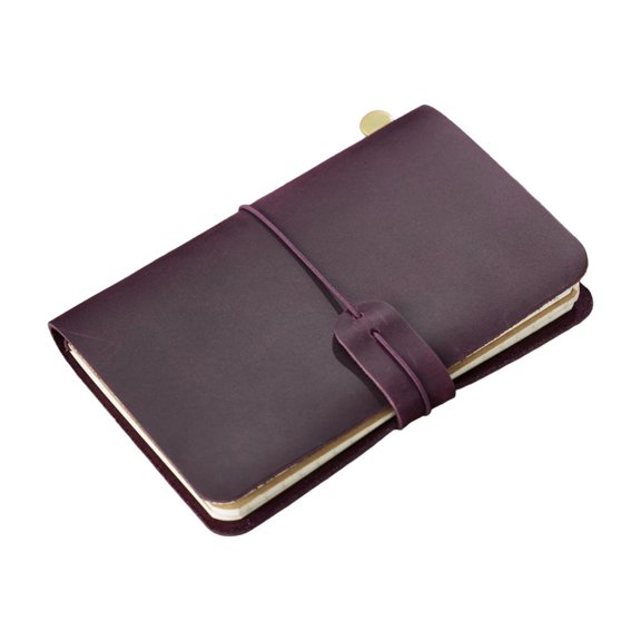 MOMOJIA Multifuntional Distressed1eatherNotebook Portable Design Pen Friendly Pages