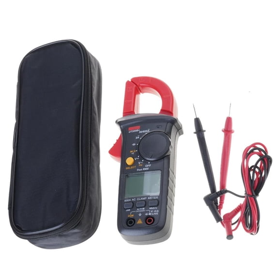 MOMOJIA Multimeter Clamp Meter with Data Hold Backlit Professional Meter Electrician Tool Measuring Diode Resistance Frequency