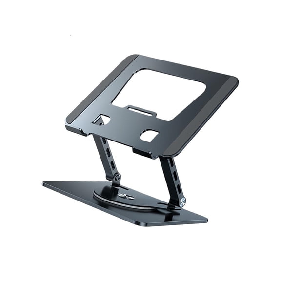 MOMOJIA Multiple Angle Adjustable Laptop Risers Rotating Base Aluminum Alloy Portable