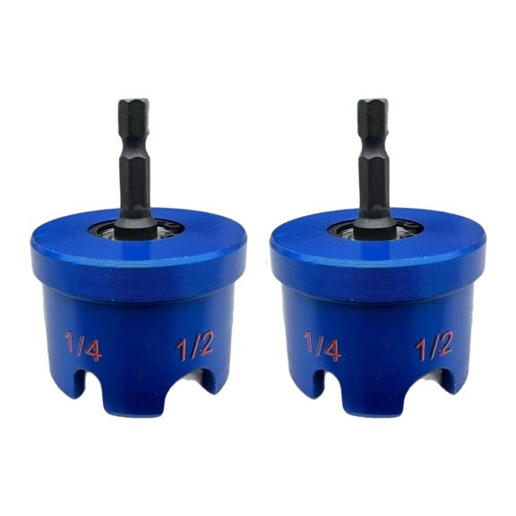 MOMOJIA Multiple Functional Aluminum Mixture Nut Expunger Drill Port Tool For Tight Rusted Screws