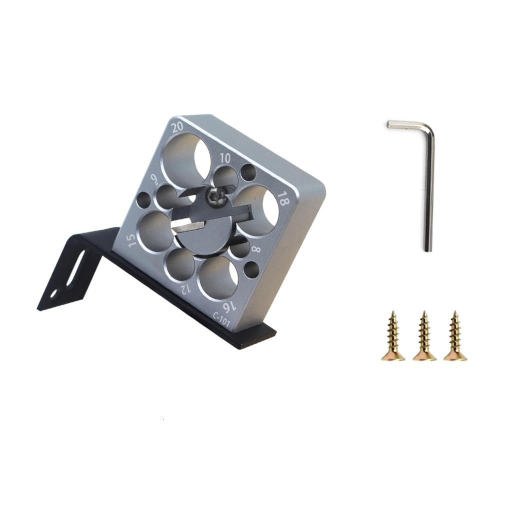 MOMOJIA Multiple Hole Drill Guide Jig For Woodworking Projects 8mm To 20mm Customizable