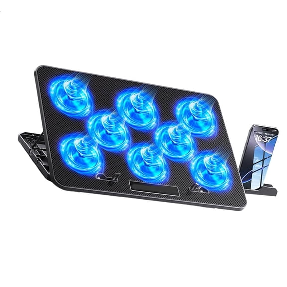 MOMOJIA Multiple Speed RGBs Laptop Coolers With Noise Reductions Technology Universal For 14-17.3inch Gaming Notebook Accessories