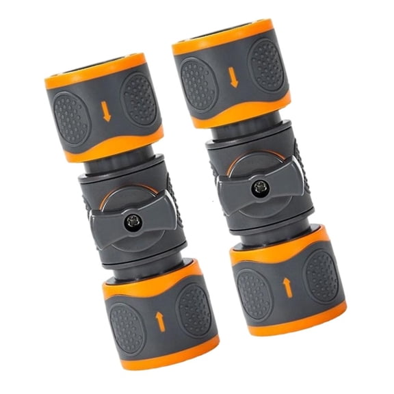 MOMOJIA Multipurpose ABS Quick Attach Hose Adapter Safe Grips Coating For Gardening