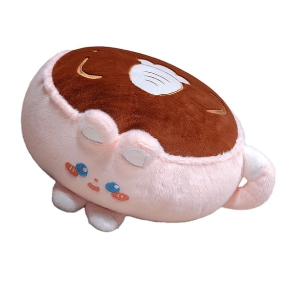MOMOJIA Multipurpose Cartoon Coffee Cup Shape Floor CushionFur--Faux Furs Seating Pad Pillow Round Pouf For Kids And Adults