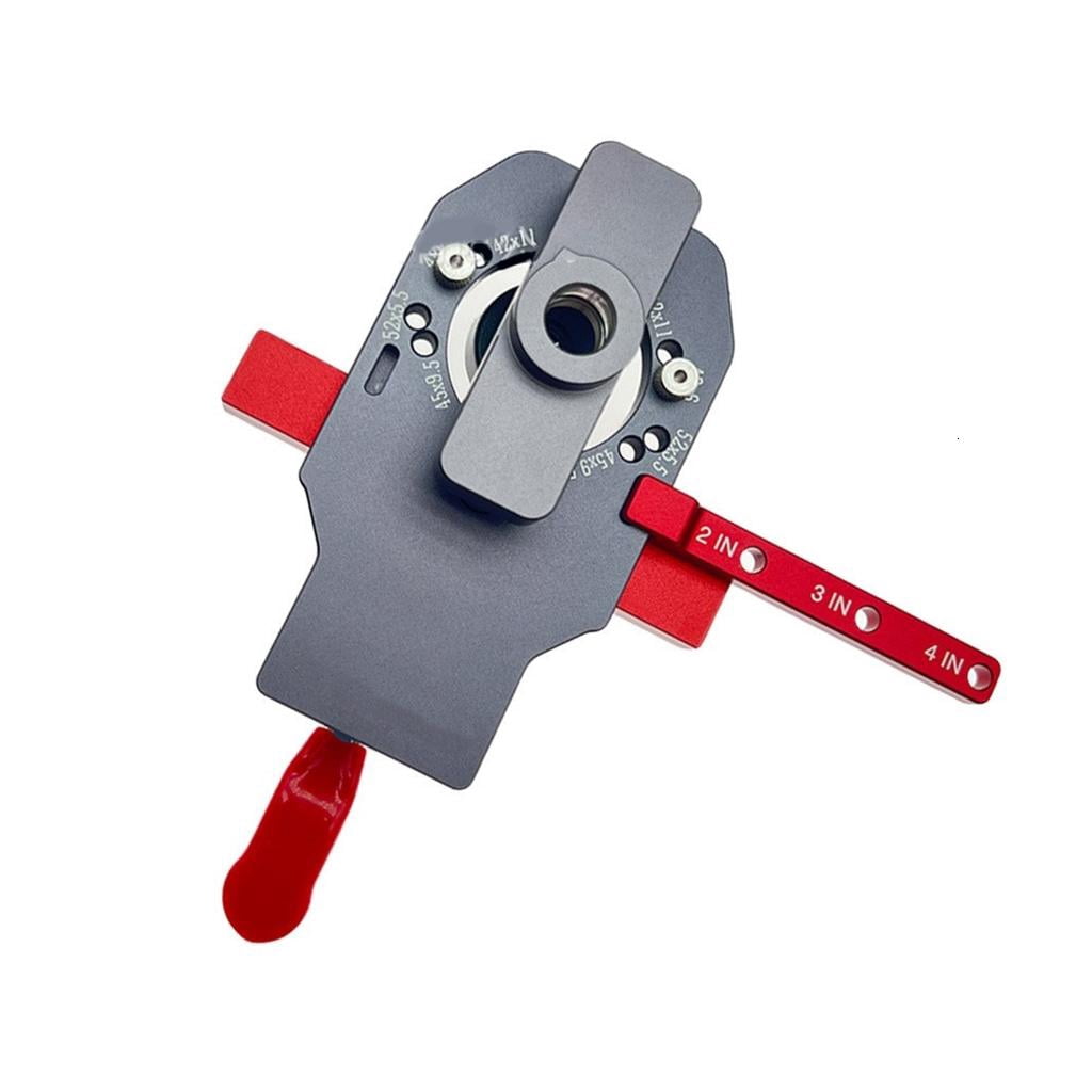 MOMOJIA Multipurpose Hinge Jig 35mm Hole Drilling Guide for Accurate Cabinet Assembly