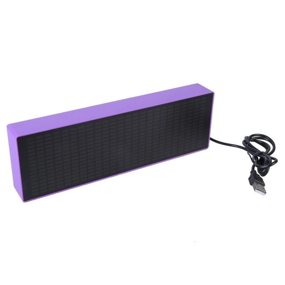 MOMOJIA Music Spectrum Display USB Power Voice Sensors Analyzers with Clock for Musician